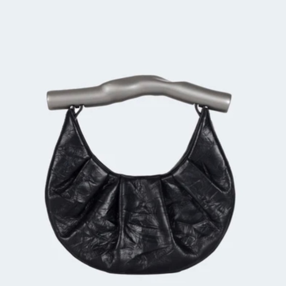 Puppet and puppets crushed handle hobo purse - Picture 1 of 2